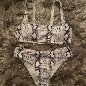BRAND NEW Shein Snakeskin Bathingsuit
